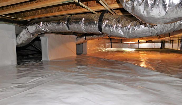 Professional crawl space sealing and insulation