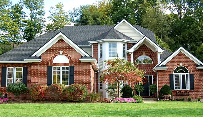 Clean residential home area