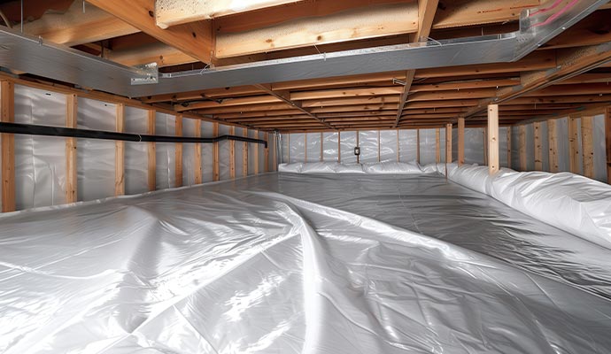 Crawl space encapsulation service