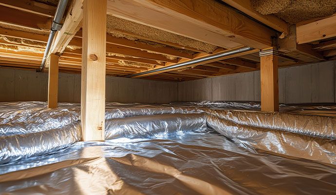 Crawl space foundation