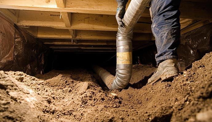 Crawl space repair service