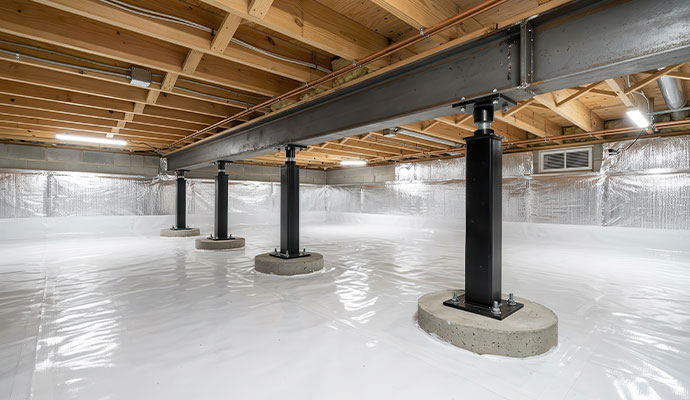 Encapsulated crawl space