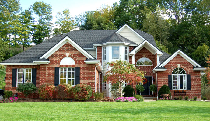 Exterior view of a beautiful house