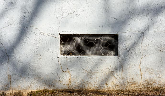 Installed vent cover