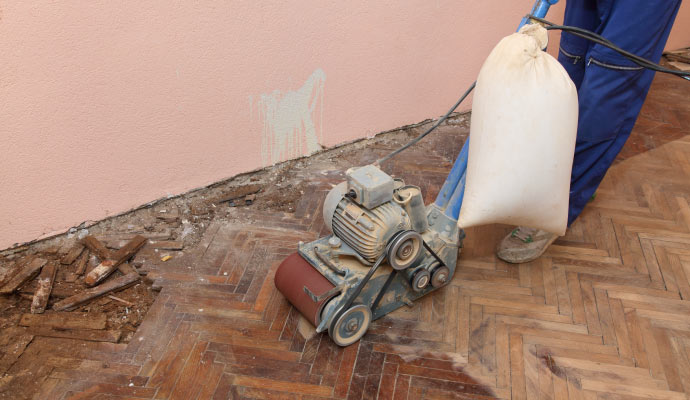 Rotten wood floor repairing service